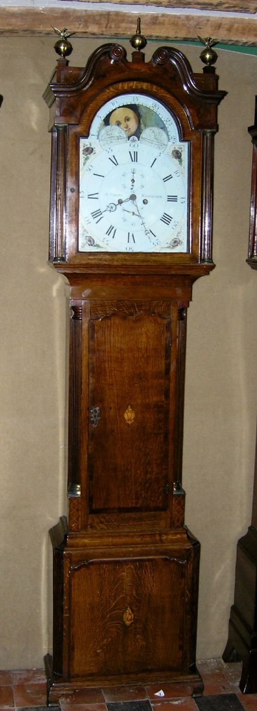 Georgian Moon Dial Longcase Clock